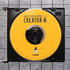 Easy CD & DVD Creator Version 6 Roxio PC Windows Software CD Only - EXCELLENT