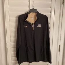 James Madison University JMU Under Armour Grey LW 1/4 Zip Size L