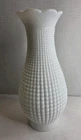 Vintage Milk Glass Corncob Hobnail Lamp Chimney Hurricane Shade