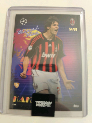 Topps Total Football 24/25 Kaka Miami Vice /99 AC Milan Legend