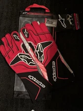 Alpinestars - Tech-1 ZX v3 Racing Gloves | SFI-5/FIA Rated | Pro Auto Gloves Med