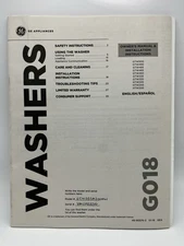 GE Profile Washer Owner's Manual & Installation Instructions English/Espanol