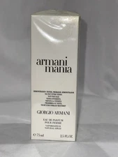 Armani Mania Pour Femme By Giorgio Armani 2.5 oz / 75 ml EDP Women, Sealed, Rare