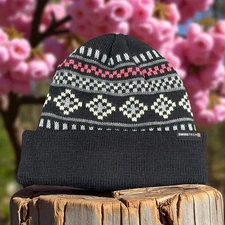 Swiss Tech Thinsulate Fleece Lined Beanie Womens Pink Frigid Winter Ski Snow Hat