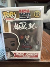 Magic Johnson Signed Funko Pop USA Olympic Basketball JSA COA
