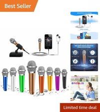 Compact Omnidirectional Microphone for Phones - Ideal for Recording  Streaming