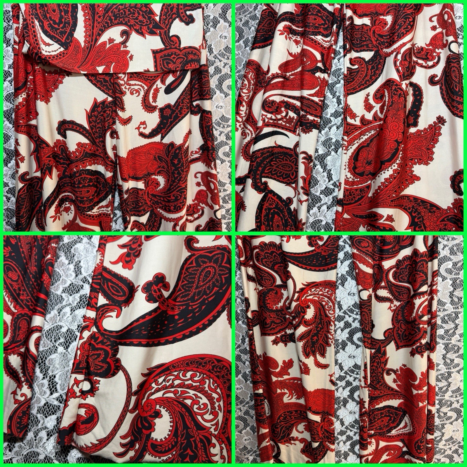 2 pairs same pants different patterns slinky poly… - image 2