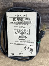 Vintage Aurora Tyco 20 Volt Power Supply. Tested