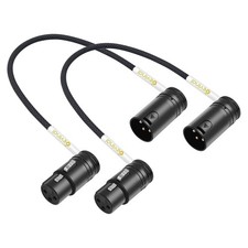 Rotatable Right-Angle XLR Cable, Adjustable-Angle Low-Profile XLR Microphone ...