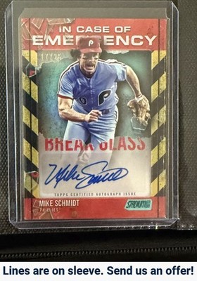 2025 Topps Stadium Club - In Case of Emergency Autographs Mike 