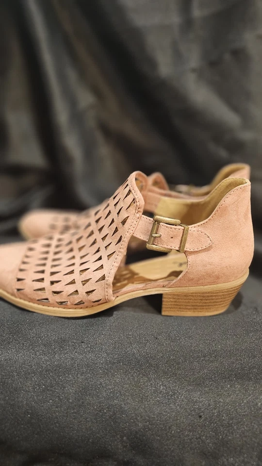 Botas al tobillo Qupid para mujer de piel de serpiente sintética punta talla 10-11 Foto 4 de 4