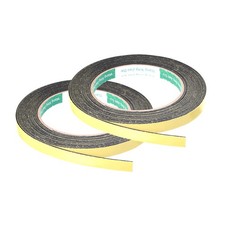 2PCS Foam Seal Tape 10mm Wide 1mm Thick 16.4 Ft Long Adhesive Weather Strip