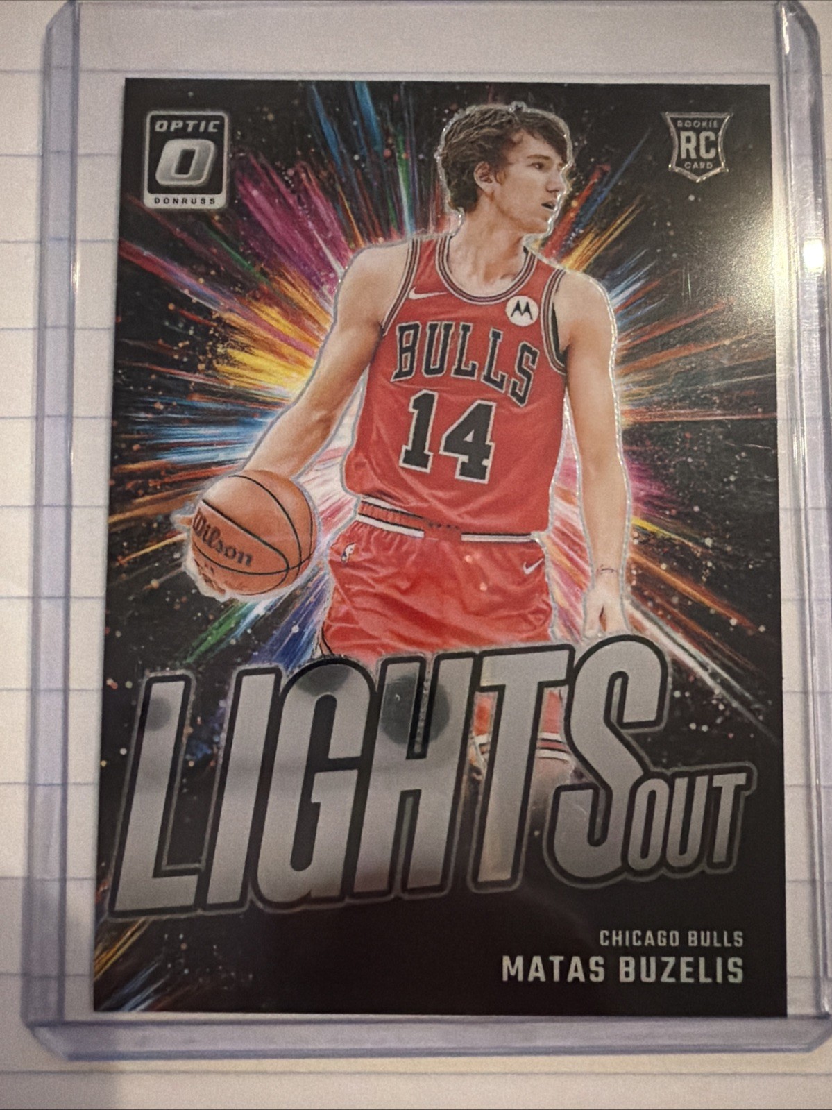 2024-25 Panini Donruss Optic - Lights Out Matas Buzelis #6 (RC)