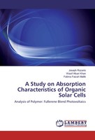 Joseph Rozario (U. A.) | A Study On Absorption Characteristics Of Organic...