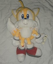 Sonic The Hedgehog Sonic X Miles Tails 2003 Jumbo UFO Plush Japan Sega With Tag