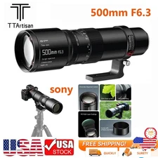 TTArtisan 500mm F6.3 Full Frame Telephoto Lens Sony E-Mount Mirrorless Cameras