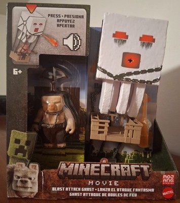 A Minecraft Movie Action Figure Set Blast Attack Ghast Lights, Sounds, Launcher