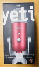 Blue Yeti Professional Multi-Pattern USB Condenser Microphone. Steel Red.
