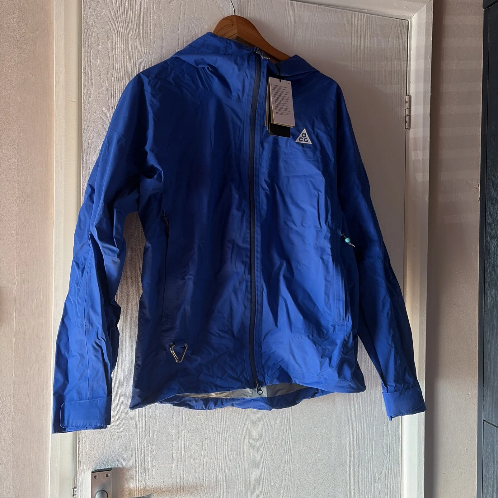 Nike ACG Morpho Storm Fit ADV Rain Jacket Blue Size Small HJ2687 480