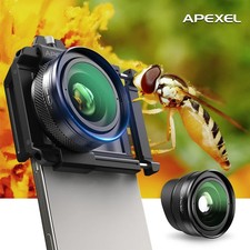 APEXEL 10-20X Zoom Macro Lens HD Mobile Phone Camera Micro Lenses for iPhone ...