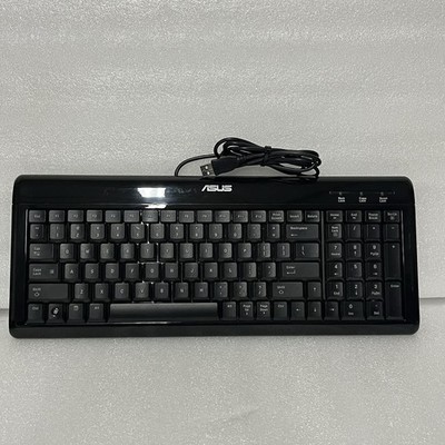 ASUS Ultra Flat USB Keyboard Dark Shine Gloss Black Y-BP62a 820-001891 SY839UK