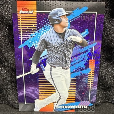 2026 Topps Finest Juan Soto /75 Purple Refractor Uncommon #119 Mets