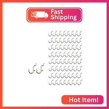 i-FKM 100PCS Metal Pegboard J Hook Accessories Peg Board Wall Display Assortment