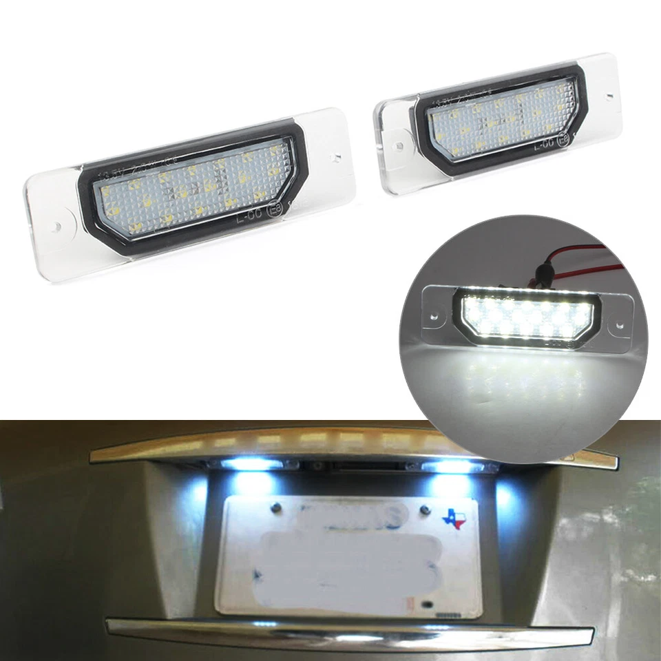 2 peças lâmpada LED número placa de licença para Infiniti Fx35 Fx45 Q45 I30 I35 Q70 - Imagem 3 de 4