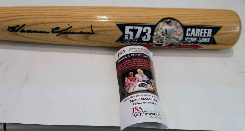 Harmon Killebrew Autographed Commemorative Home Run total Bat (James Spence COA) - Image 3 of 4