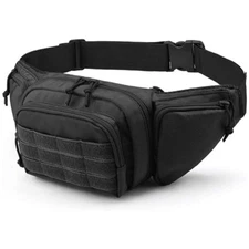 Tactical Carry Fanny Pack Holster Pistol Waist Pack Bag Concealed Gun Bag Holder