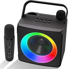 Karaoke Machine, Portable Bluetooth Karaoke Speaker for Kids Adults, Unique Sing