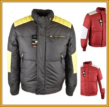 piumino uomo invernale giubbotto in piuma d'oca imbottito da lavoro rosso s m l 