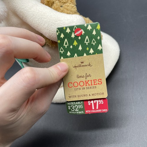 Hallmark 2015 Time for Cookies Animated Jingle Pals Snowman Dog WORKS w/ Tags - Picture 7 of 16