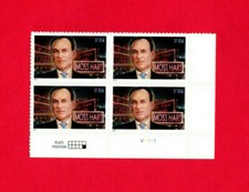 SCOTT # 3882 Literary Arts Moss Hart United States Stamps MNH Plate Block of 4