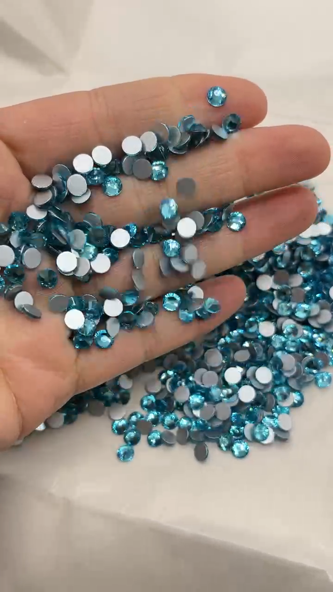 Super Glter Cristallo AB Strass SS3-SS50 Non Hot Fix FlatBack - Foto 8