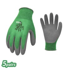 Vgo 5Pairs Work Gloves for Gardening,Fishing,Clamming,Restoration Work(RB6026)