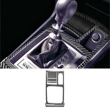 6pcs Carbon Fiber Interior Gear Shift Cover Trim For Mitsubishi Lancer 2008-2015