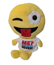 Emoji Pals ME? SARCASTIC? NEVER! Plush Stuffed Animal plush toy