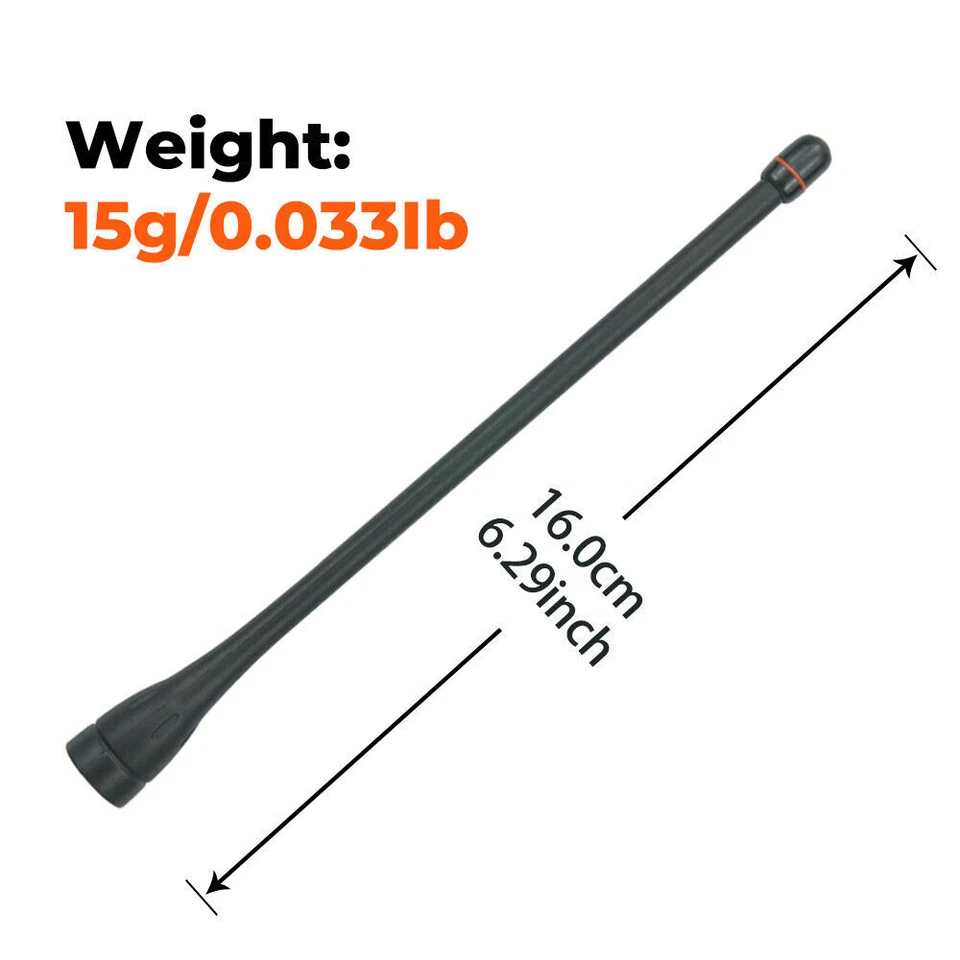 5 peças antena UHF MX para rádio ICOM IC-F21S IC-F21 IC-F30GT IC-F43GT IC-F3 IC-F4 - Imagem 2 de 4