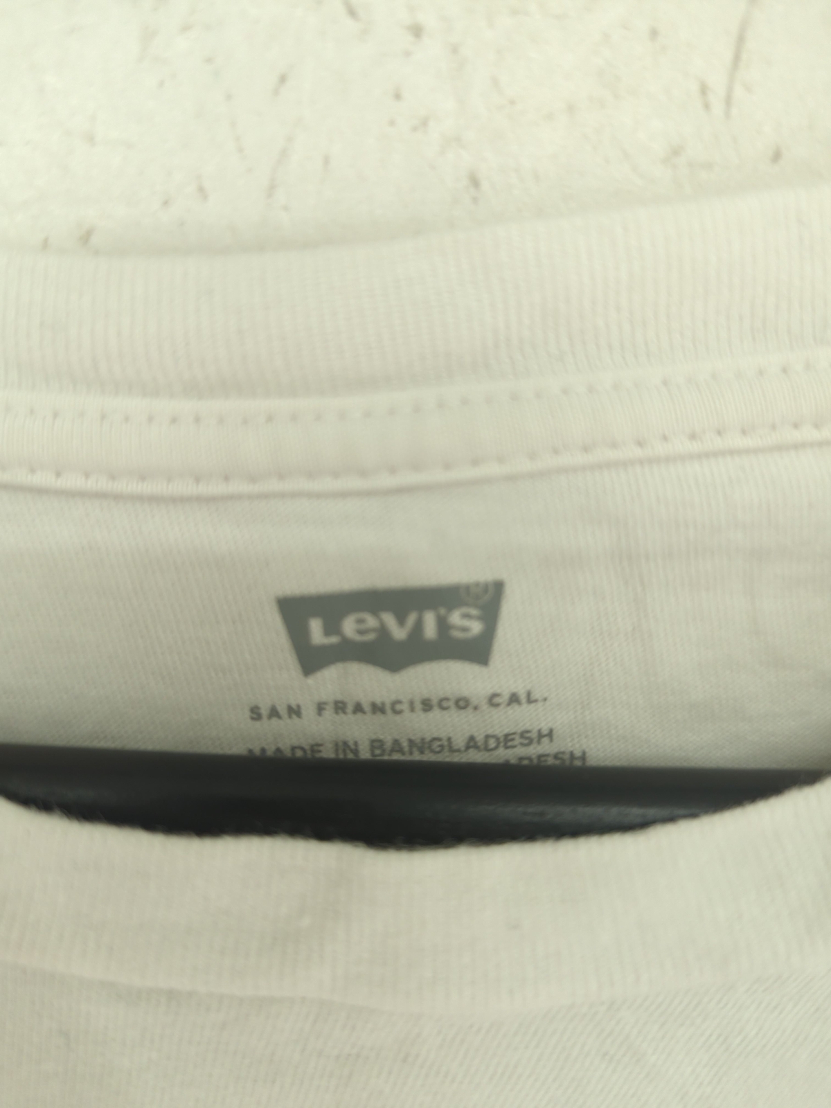 T shirt uomo Levi's S bianca 100% altra basic