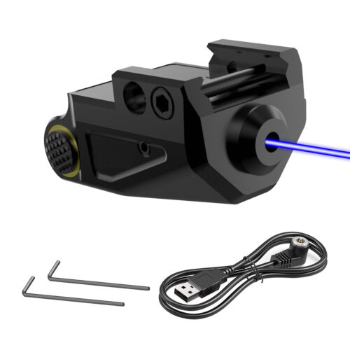 Viseur laser compact avec pistolet magnétique rechargeable Picatinny rail aluminium - Photo 1 sur 18