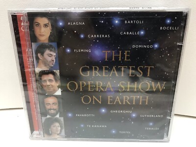 The Greatest Opera Show On Earth 2 CD set BOCELLI, PAVAROTTI, CARRERAS, CABALLE