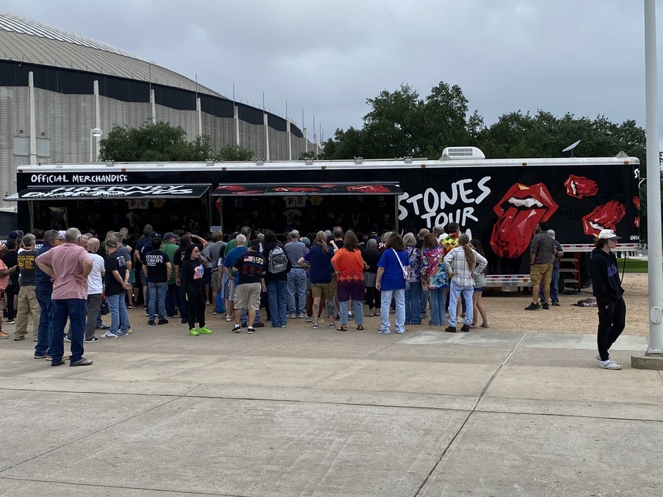 ROLLING STONES HACKNEY DIAMONDS NRG STADIUM HOUSTON TEXAS EVENT POSTER