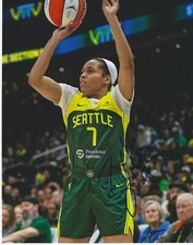 ZIA COOKE Signed 8 x 10 Photo WNBA Basketball SEATTLE STORM South Carolina
