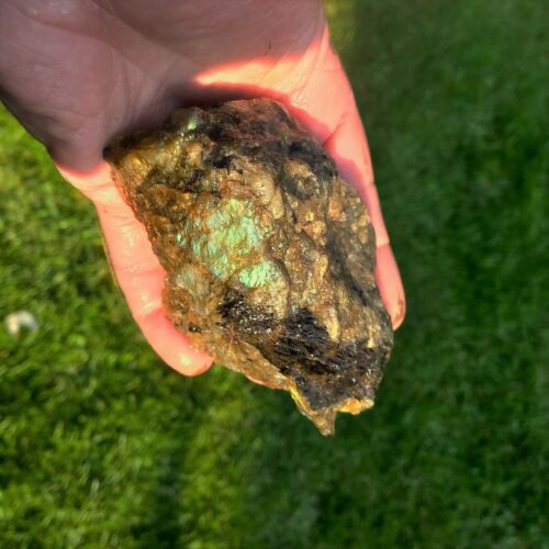 Rohstein Labradorit Spektrolit Labradorite 0,4Kg Kristall Nr21 Zen Garten