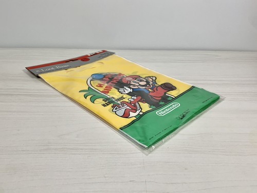 RARE Vintage 1989 SUPER MARIO BROS Birthday Loot Bags Nintendo SEALED NEW~8 Bags - Picture 7 of 10