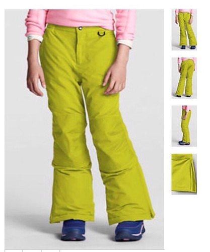 LANDS' END Little Girl SKI PANTS Size: 6 (MEDIUM) New SHIP FREE Waterproof Snow - Picture 2 of 23