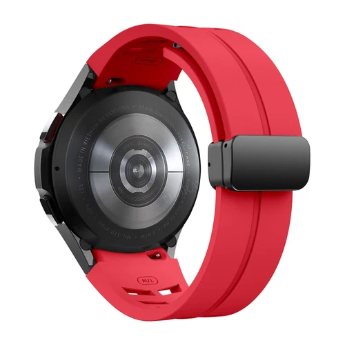 Magnetic Buckle Breathable Silicone Band for Samsung Galaxy Watch 7 6 5 4 Bands - Picture 61 of 115
