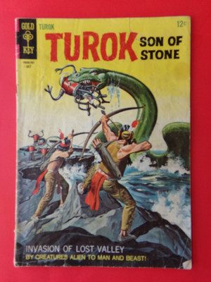 TUROK Son of Stone #58 Invasion * Silver Age (GD 2.0) GOLD KEY COMICS 1967