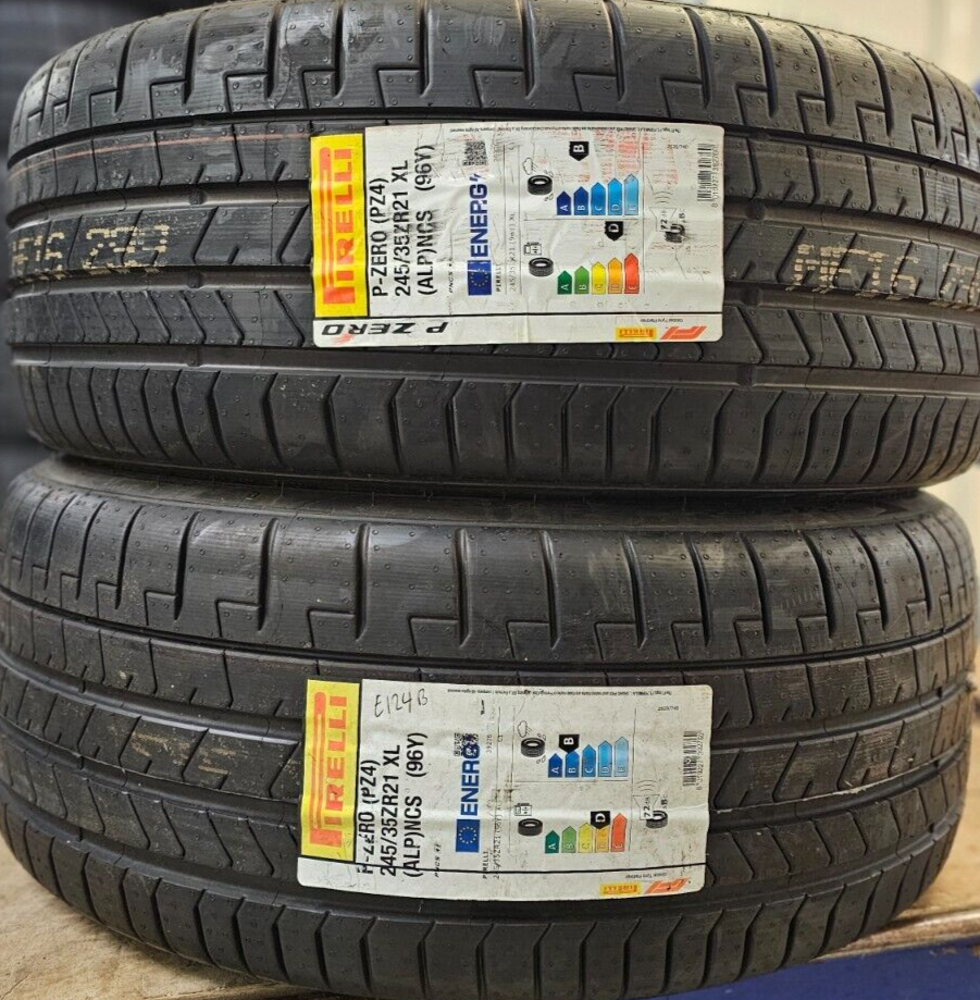 2X PIRELLI PZ4 PZERO 245/35/21 245 35 ZR21 XL 96Y ALPINA NCS CAR